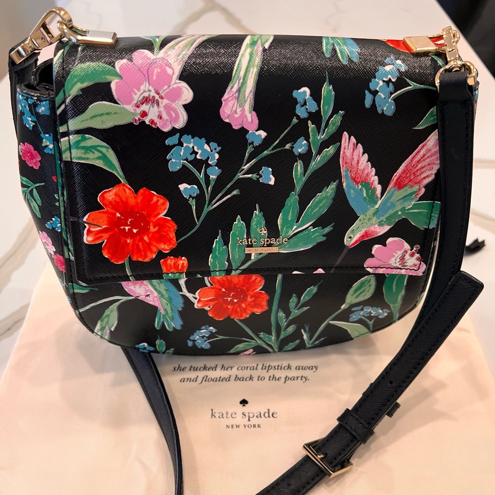 EUC Kate Spade Cameron Street Jardin Byrdie Multi-Color Leather Crossbody Bag
